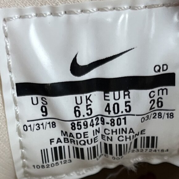 Nike Air Huarache Cream Womens US Size 9 EUR 40.5 859429-801 Running Shoes - Picture 10 of 10